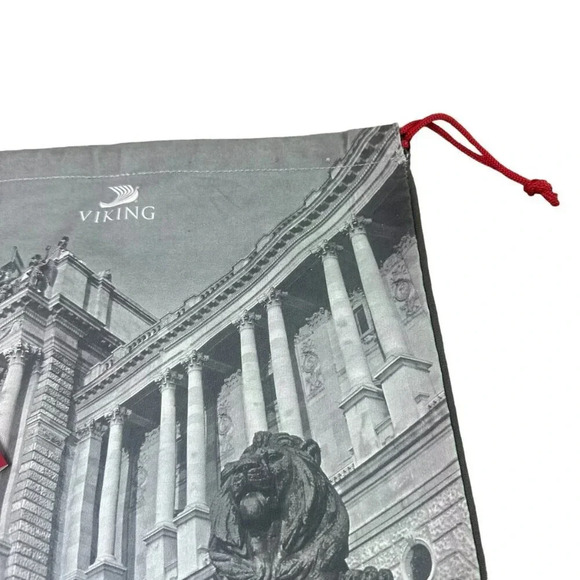 Viking Travel Bag Tote Adjustable Pull Straps Vienna Statue NWT New - Picture 5 of 9